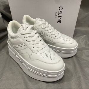 Celine Women's White Platform Sneakers